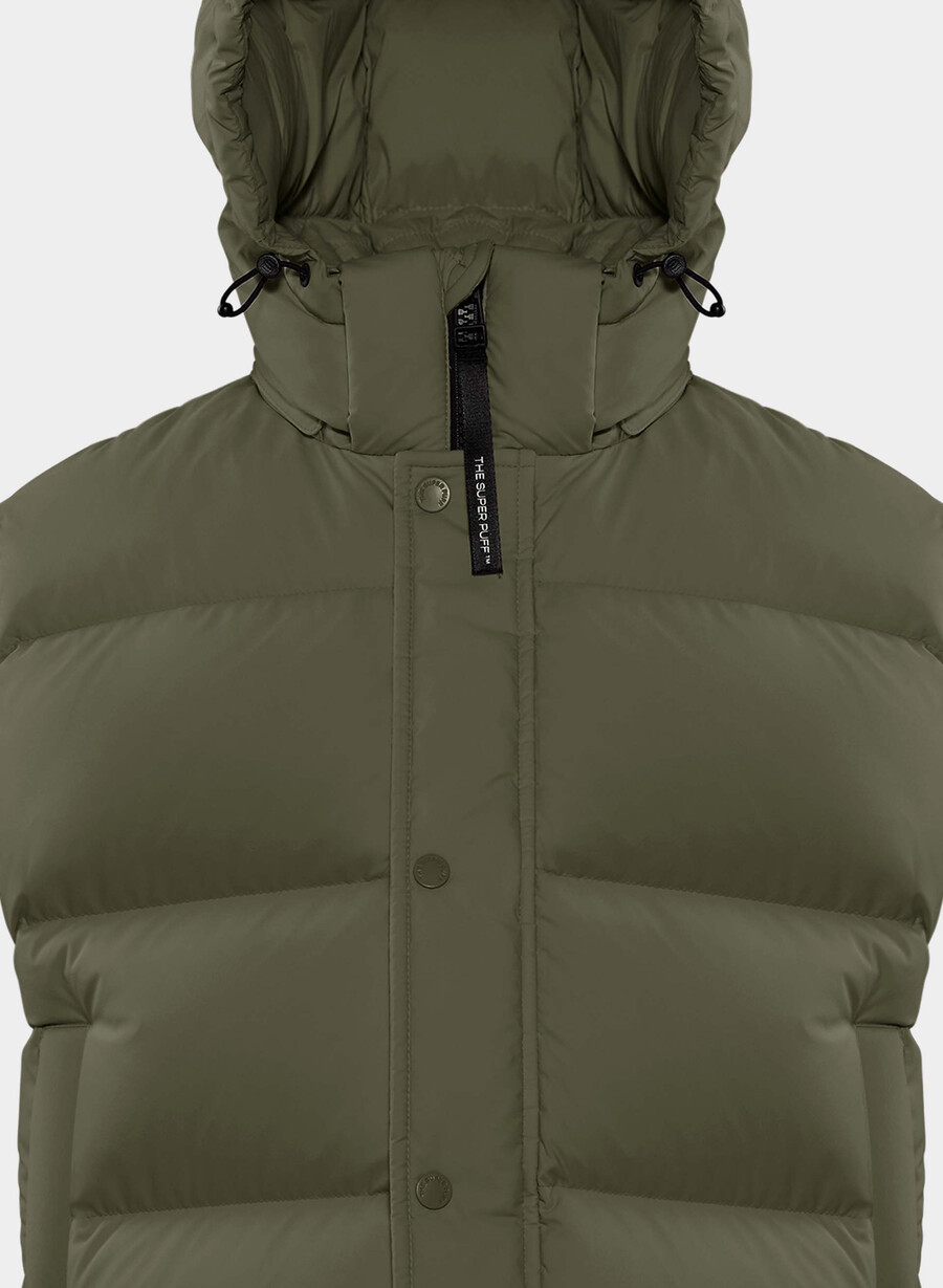 super puff shorty väst - climatte mÖrkoliv