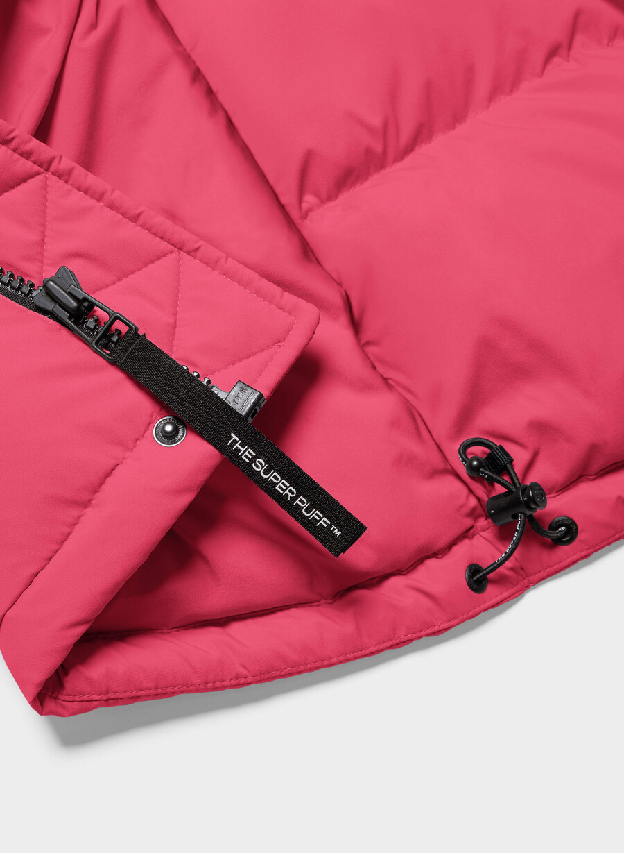 super puff shorty väst - climatte wink rosa