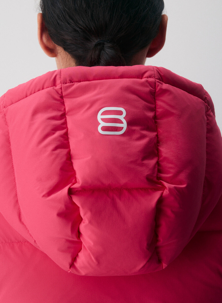 super puff shorty väst - climatte wink rosa