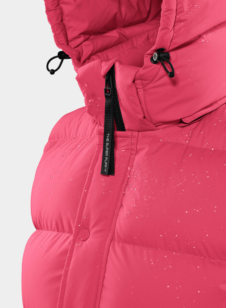 super puff shorty väst - climatte wink rosa