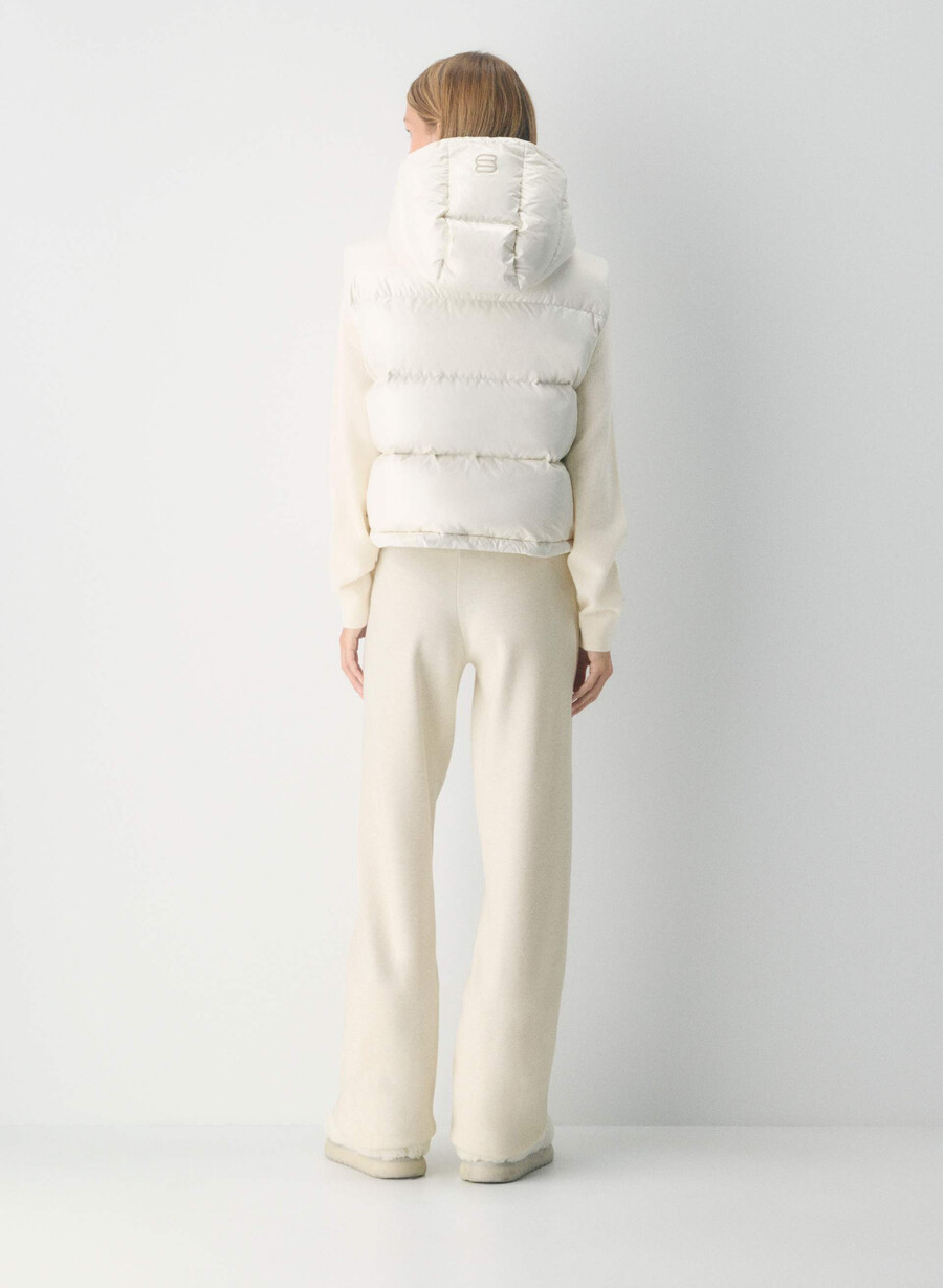 super puff shorty väst - högblank bjÖrk