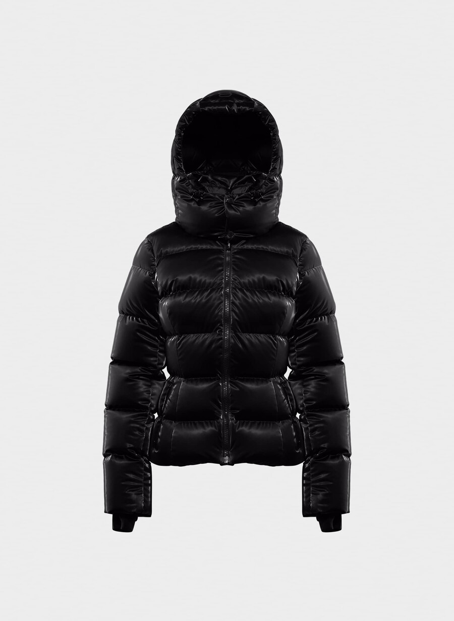 supersnug puff - flytande glans svart