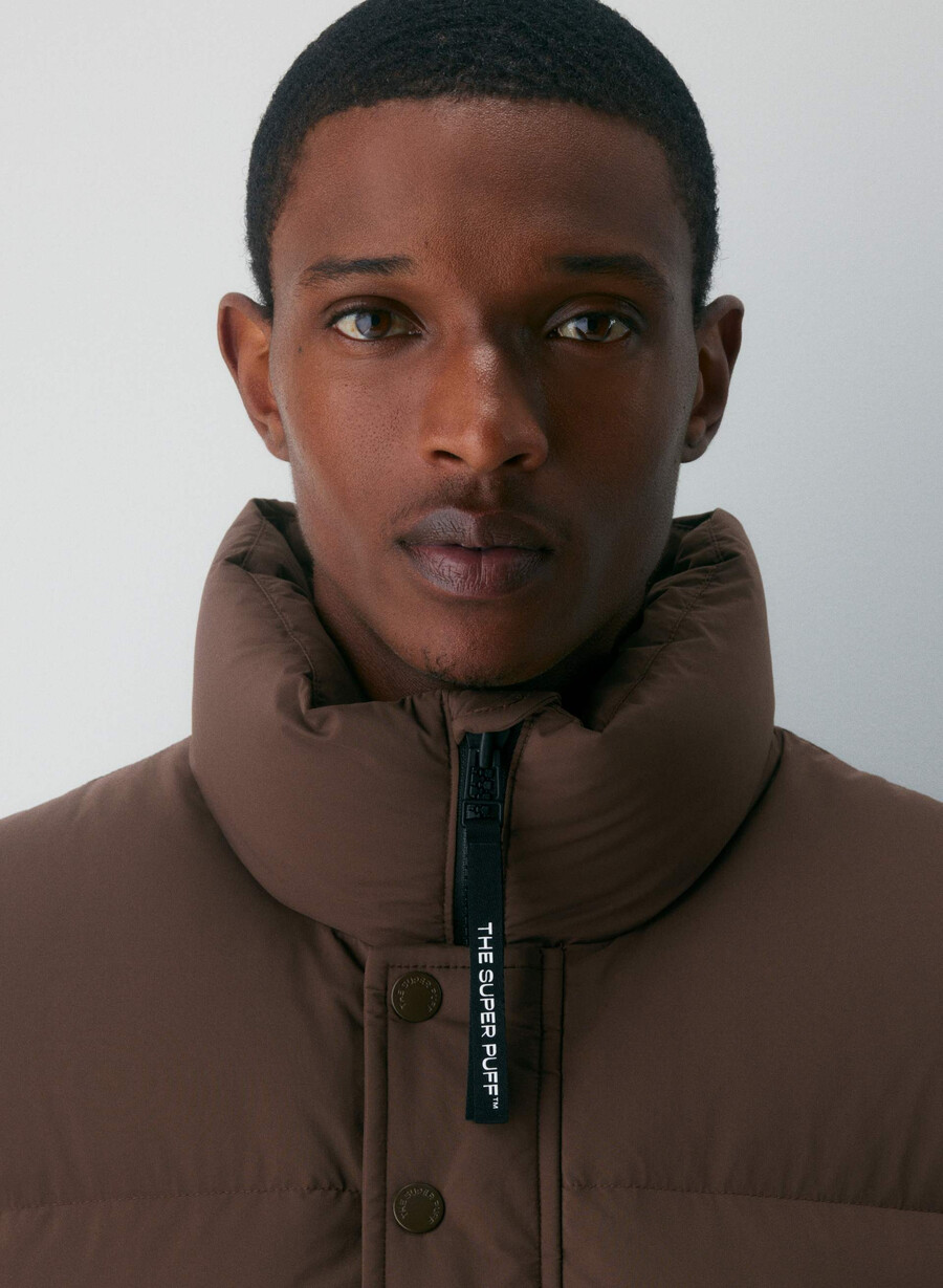 super puff väst herr - climatte rich mocha brun