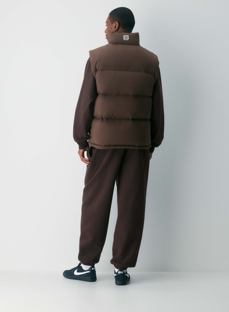 super puff väst herr - climatte rich mocha brun
