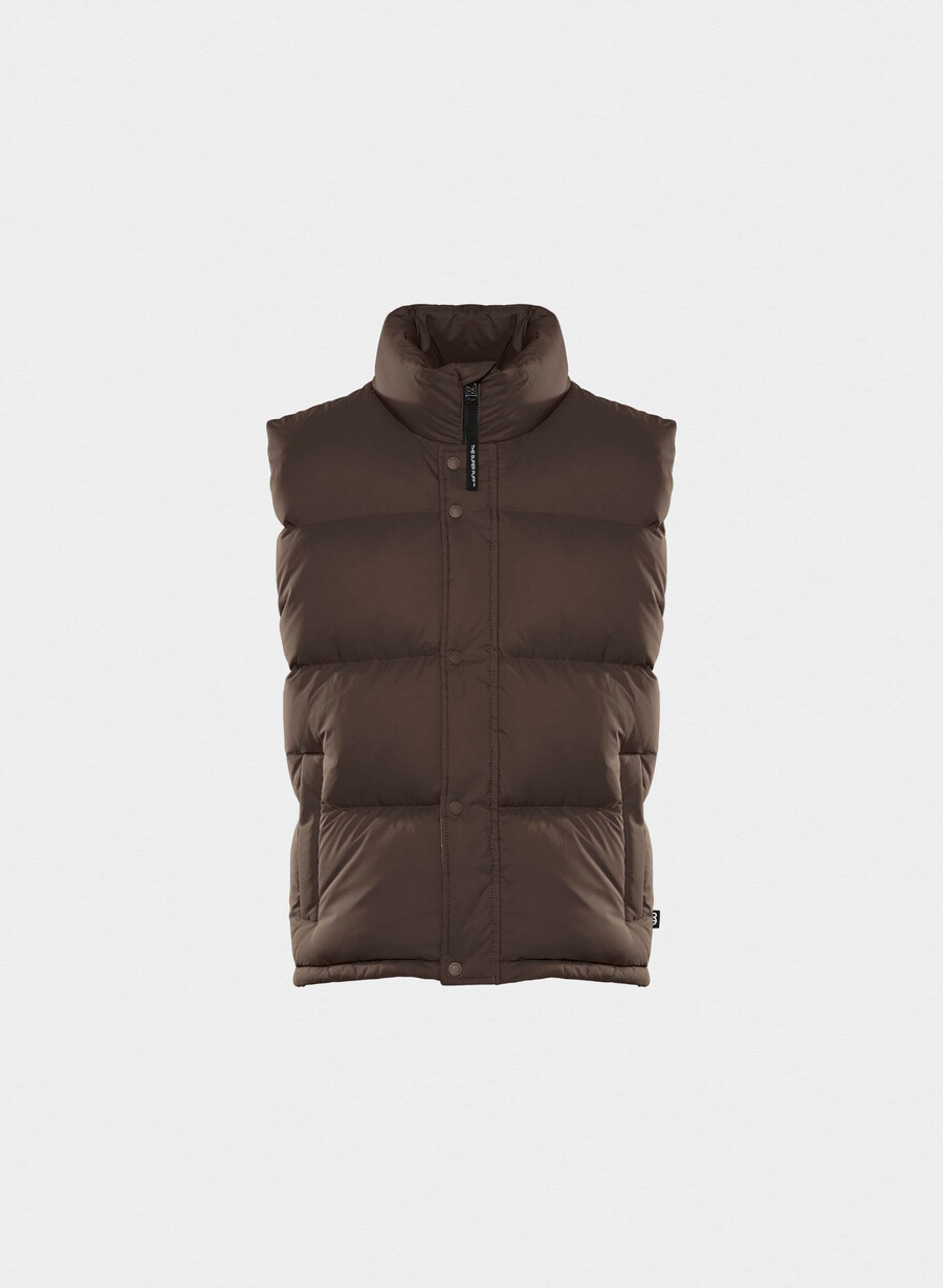 super puff väst herr - climatte rich mocha brun