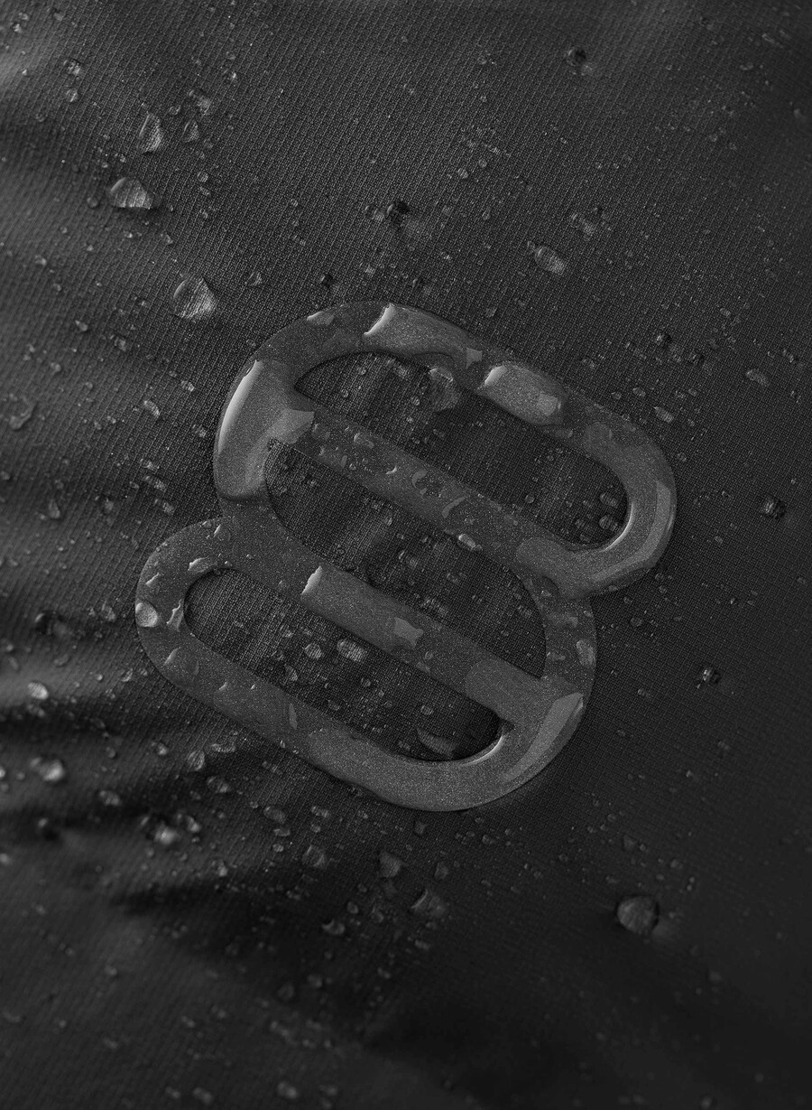 super puff₂o shorty - rainstop svart