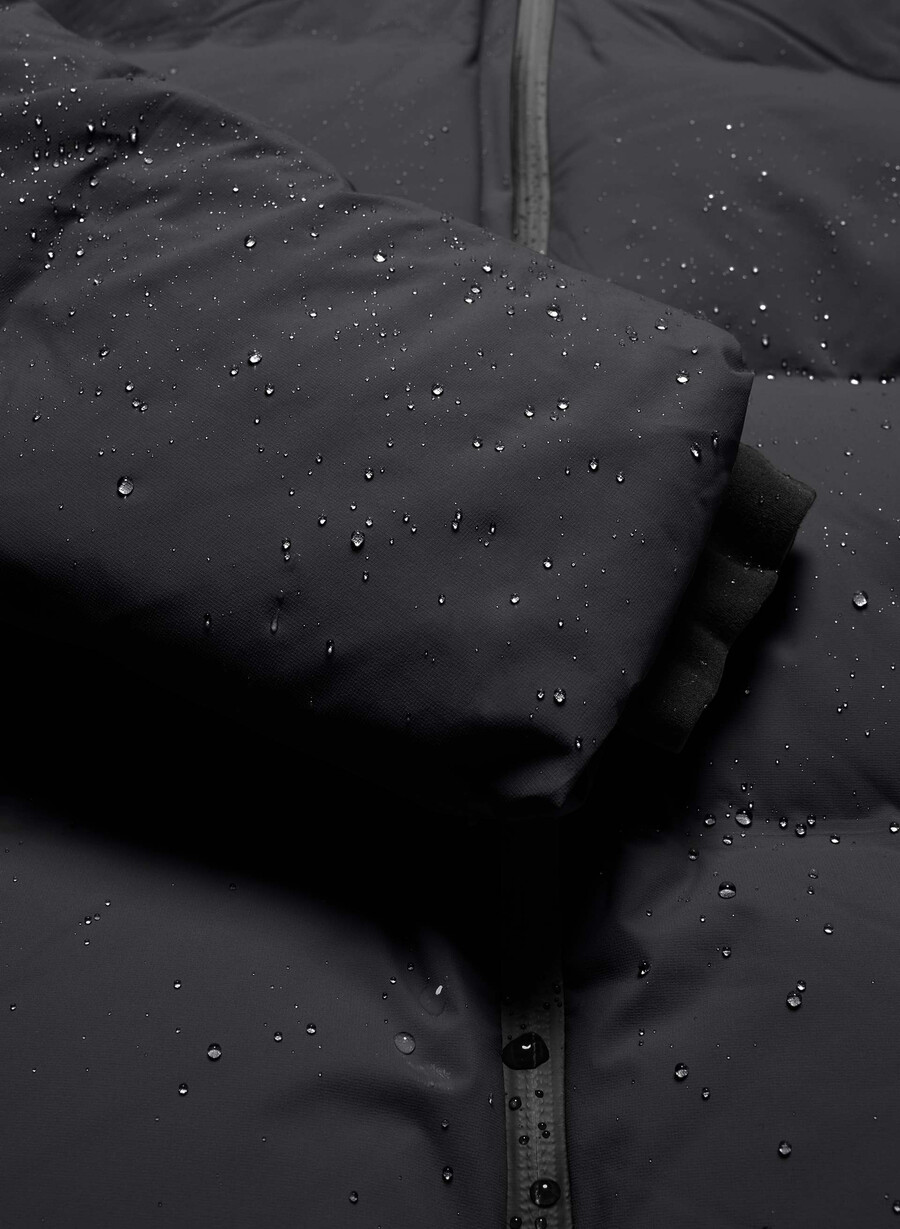 super puff₂o shorty - rainstop svart