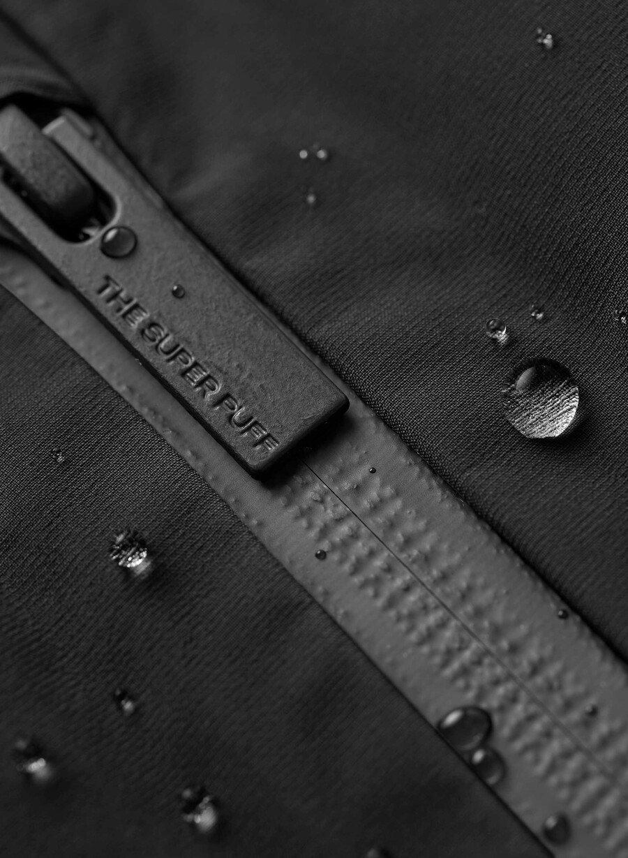 super puff₂o shorty - rainstop svart