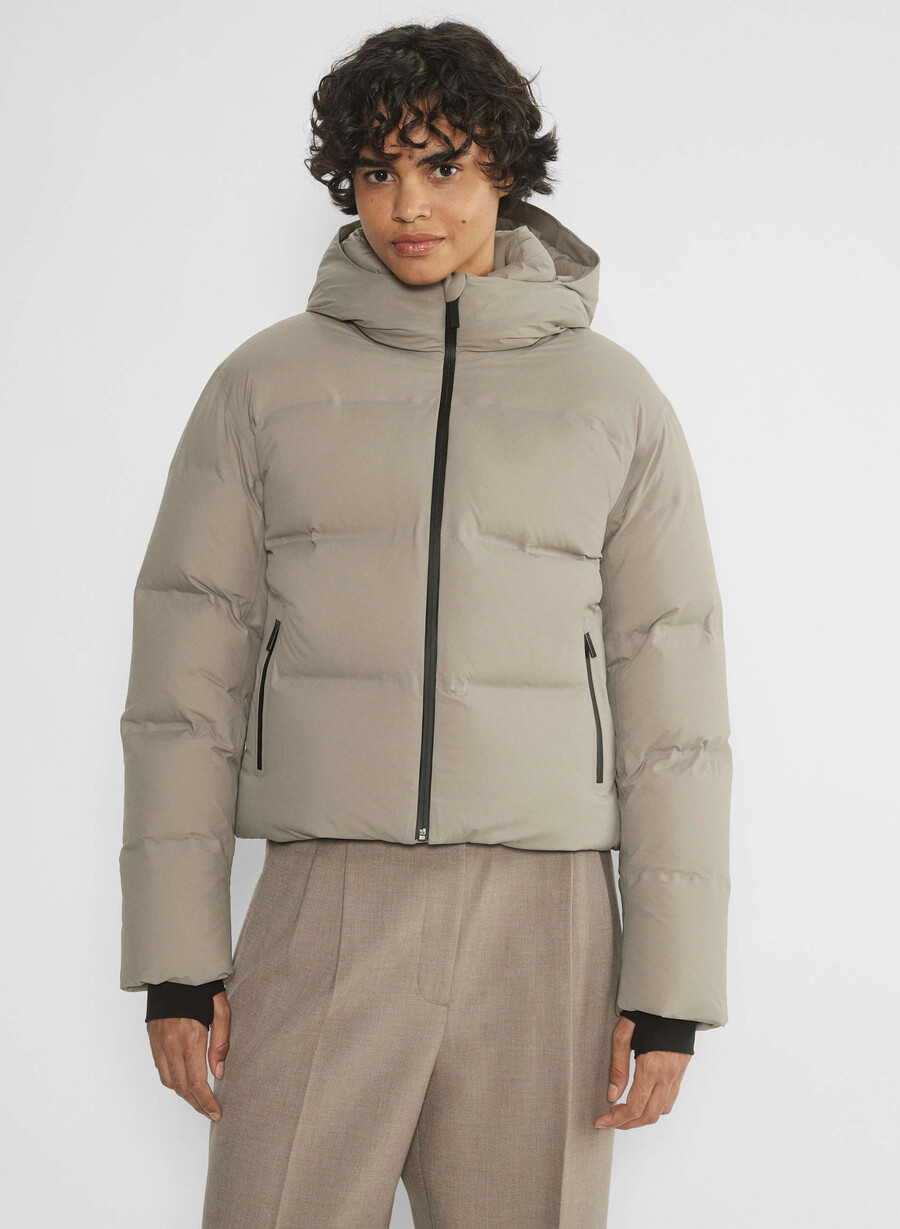super puff₂o shorty – rainstop modern taupe