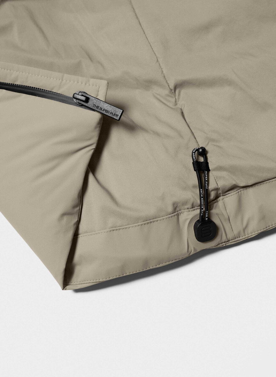 super puff₂o shorty – rainstop modern taupe