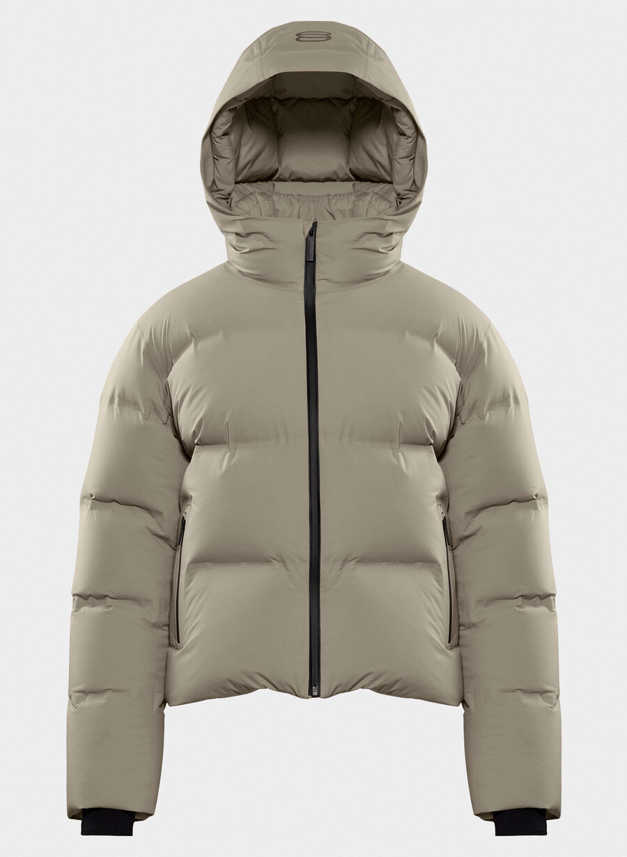 super puff₂o shorty – rainstop modern taupe