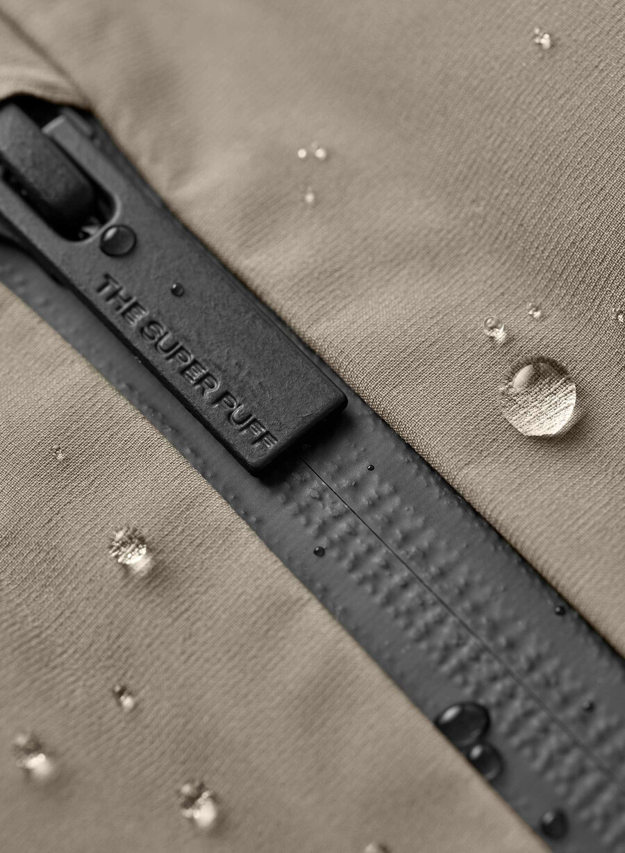 super puff₂o shorty – rainstop modern taupe