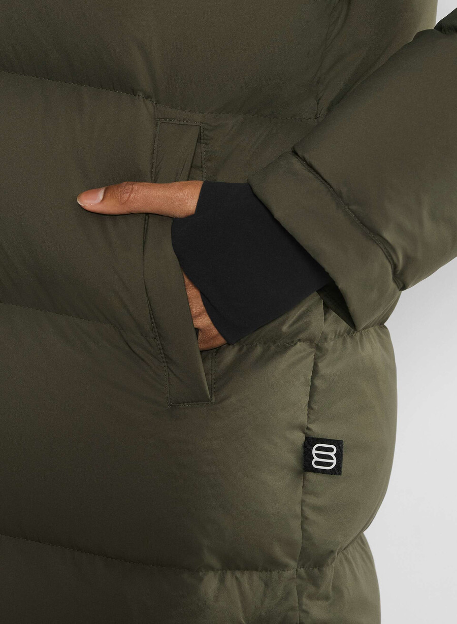 super puff lång - climatte mÖrk oliv