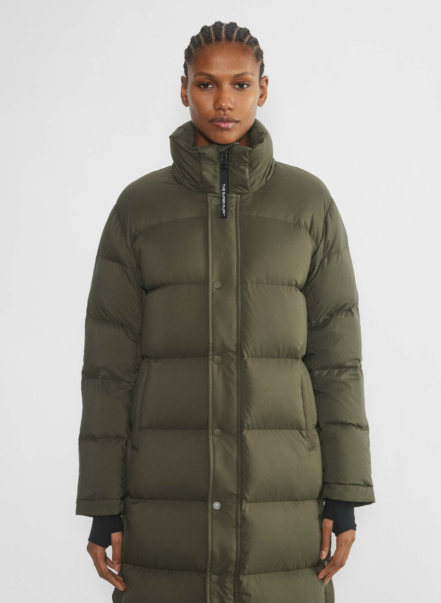 super puff lång - climatte mÖrk oliv