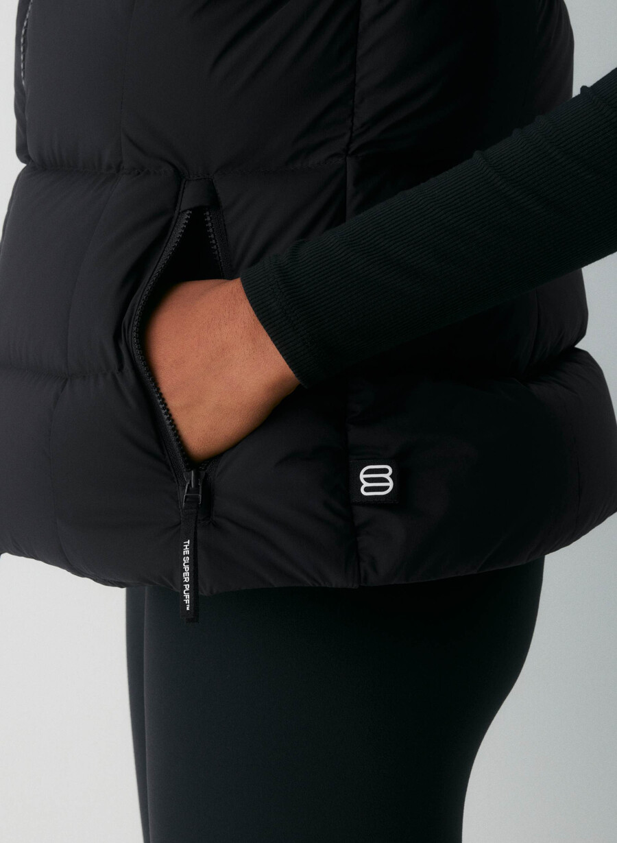 supersnug puff-västen – climatte svart