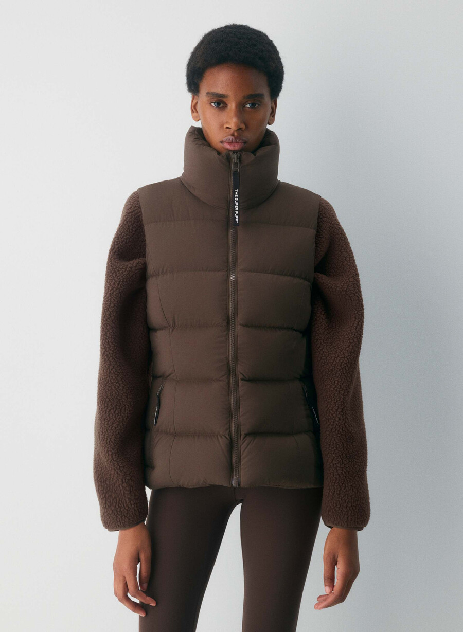 supersnug puff-västen - climatte rich mocha brown
