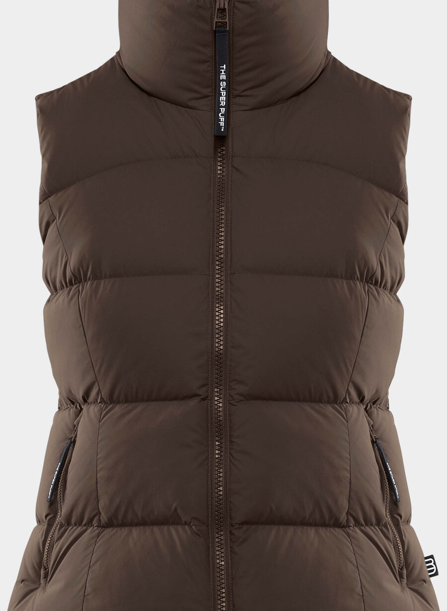 supersnug puff-västen - climatte rich mocha brown