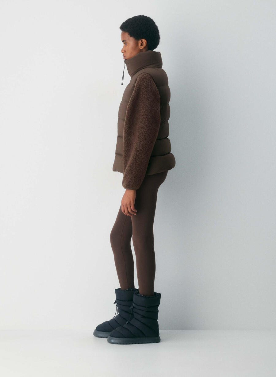 supersnug puff-västen - climatte rich mocha brown