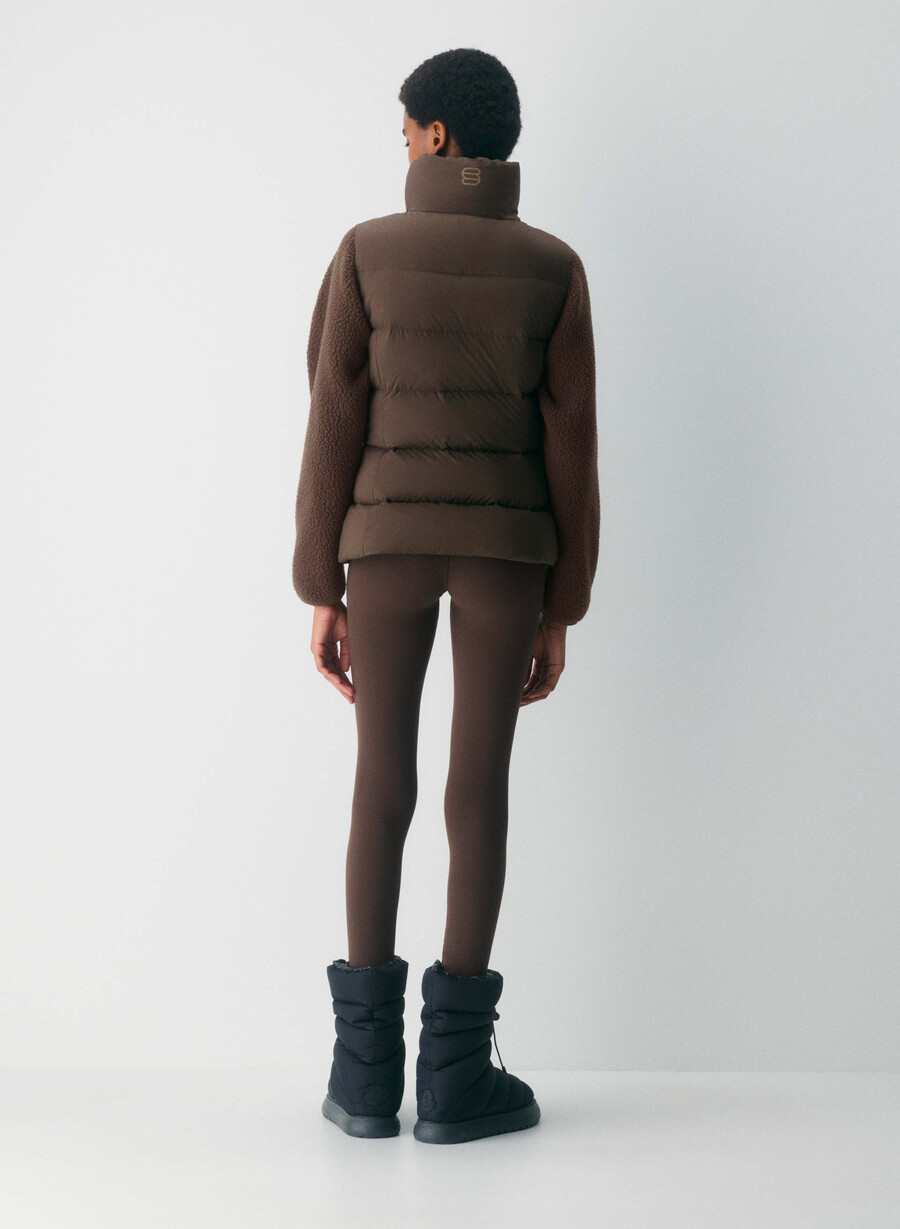 supersnug puff-västen - climatte rich mocha brown