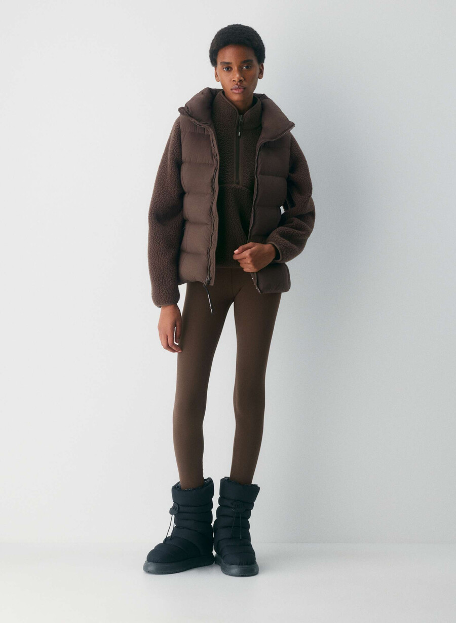 supersnug puff-västen - climatte rich mocha brown