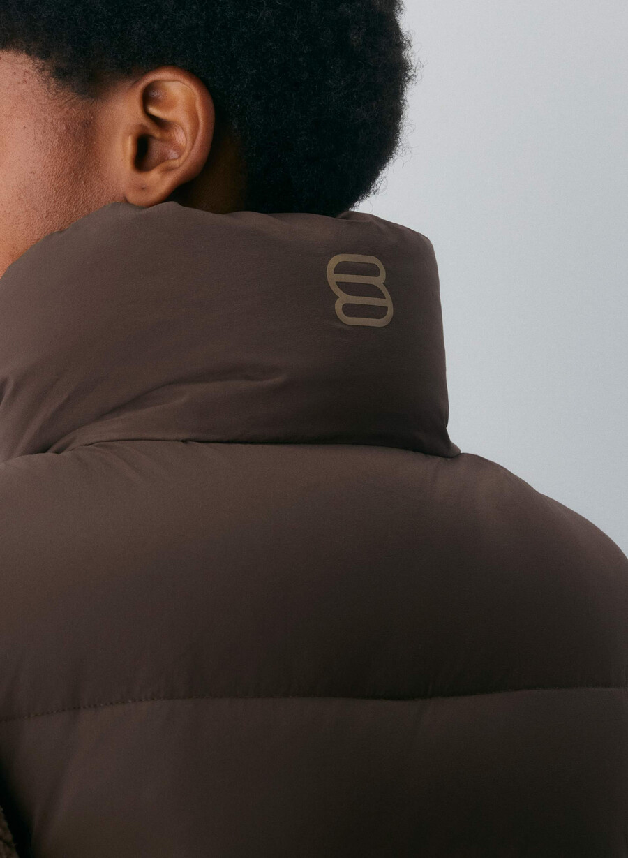 supersnug puff-västen - climatte rich mocha brown