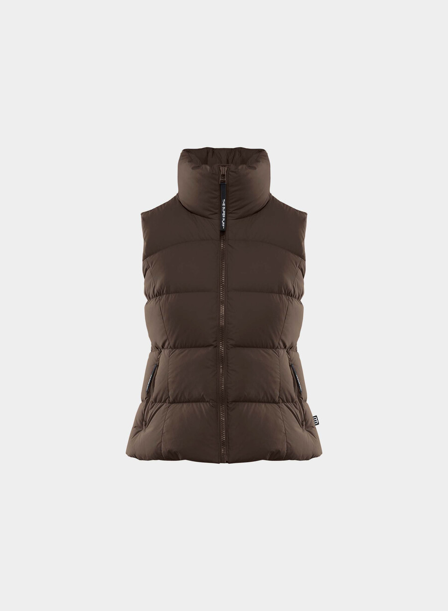 supersnug puff-västen - climatte rich mocha brown