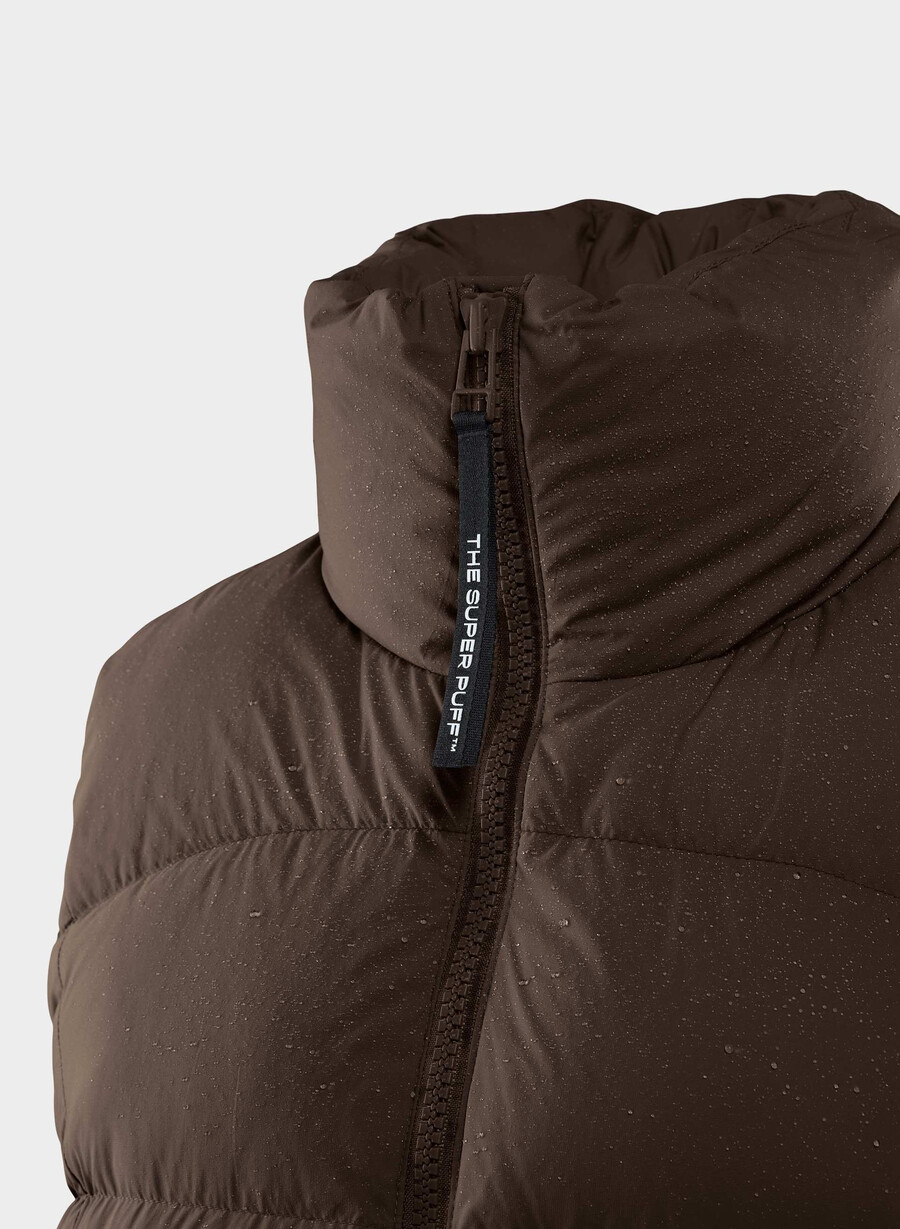 supersnug puff-västen - climatte rich mocha brown