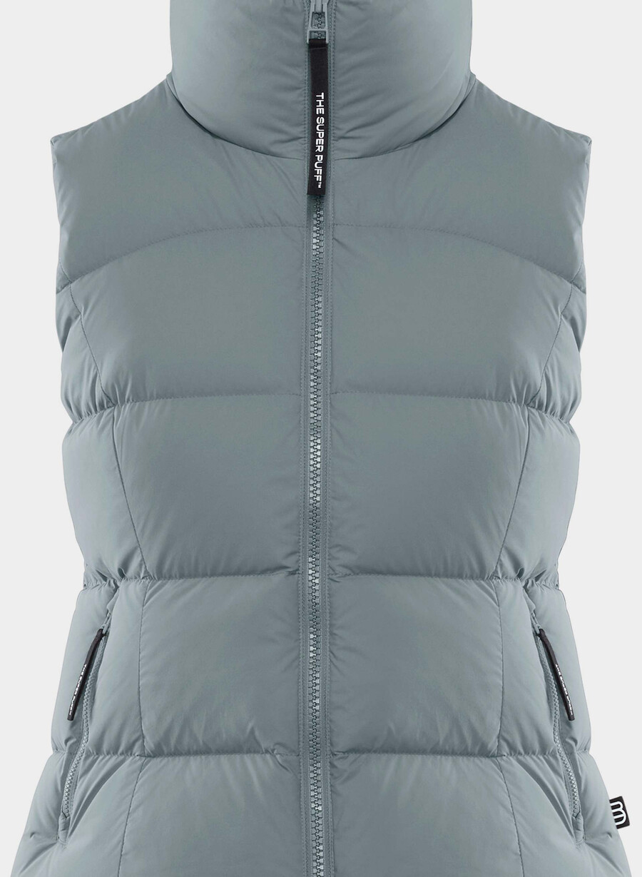 supersnug puff-västen – climatte slab blÅ