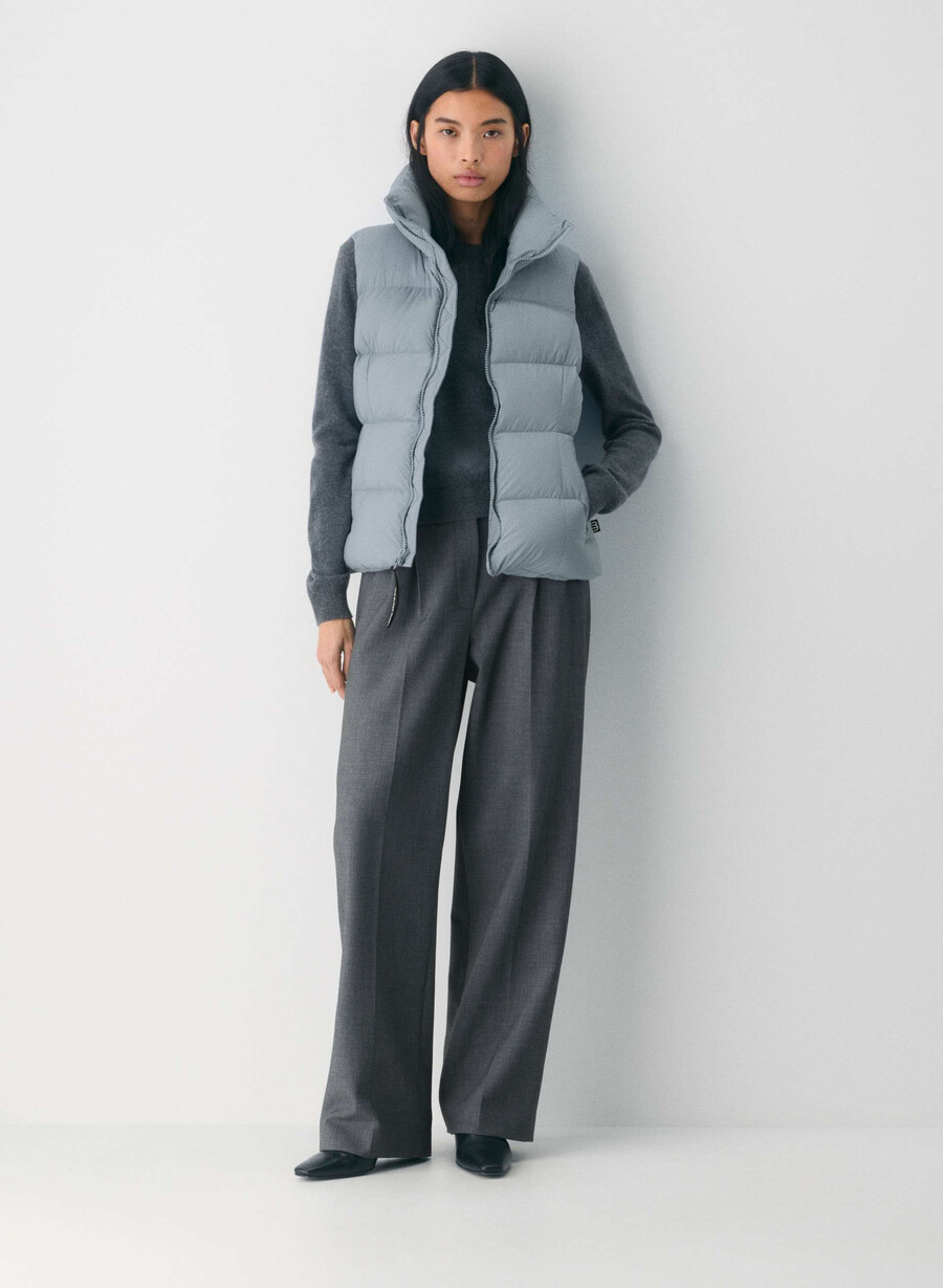 supersnug puff-västen – climatte slab blÅ
