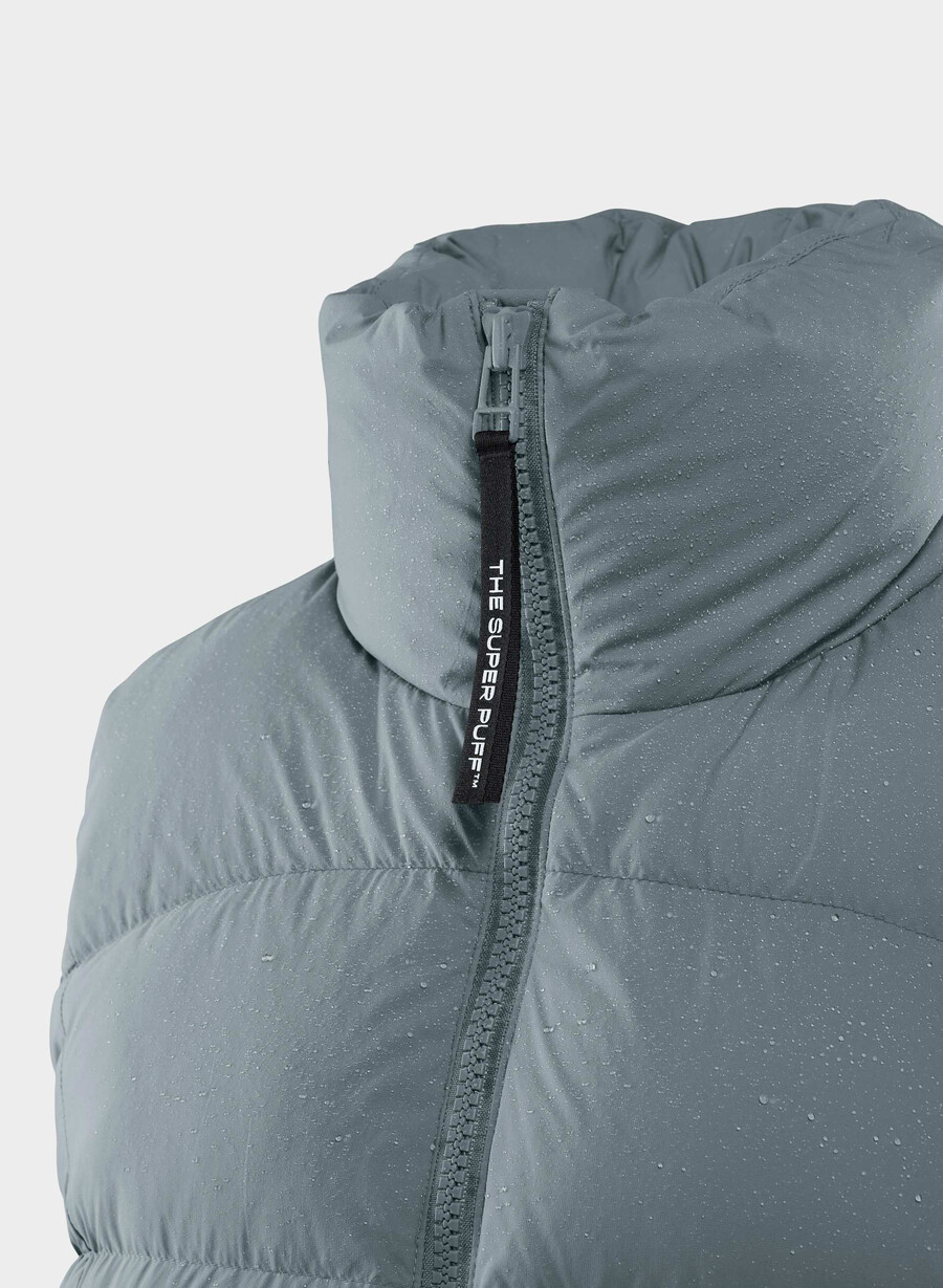 supersnug puff-västen – climatte slab blÅ