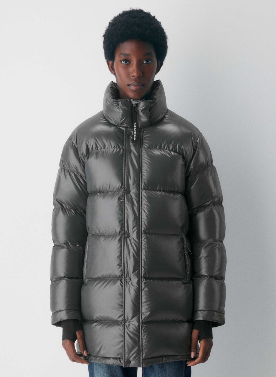 the super puff mellan - högblank svart