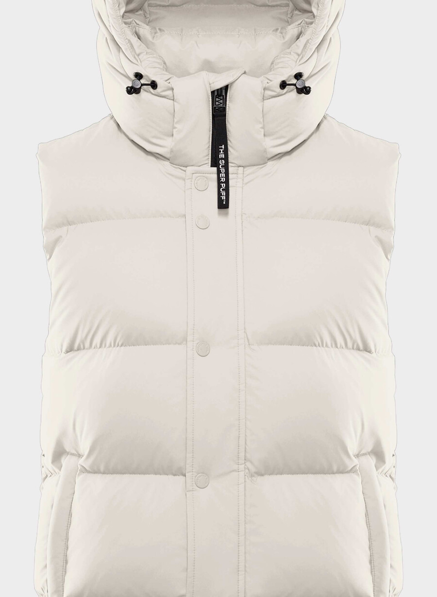 superpuff lohip-västen - climatte matte pearl