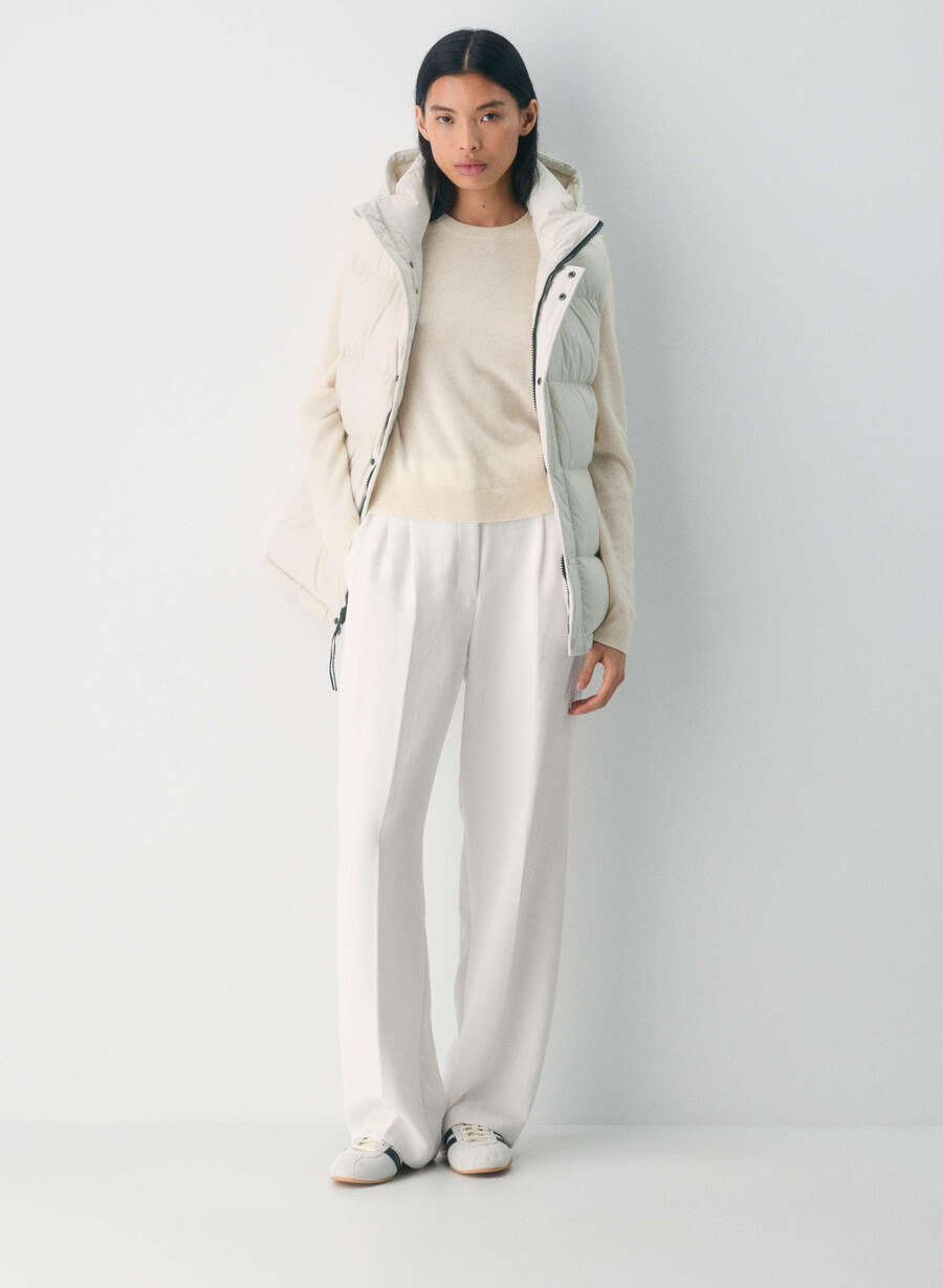 superpuff lohip-västen - climatte matte pearl