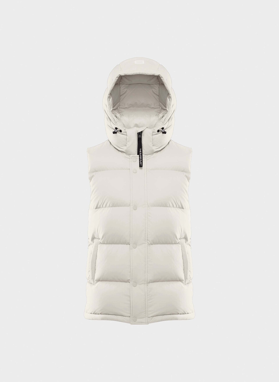 superpuff lohip-västen - climatte matte pearl