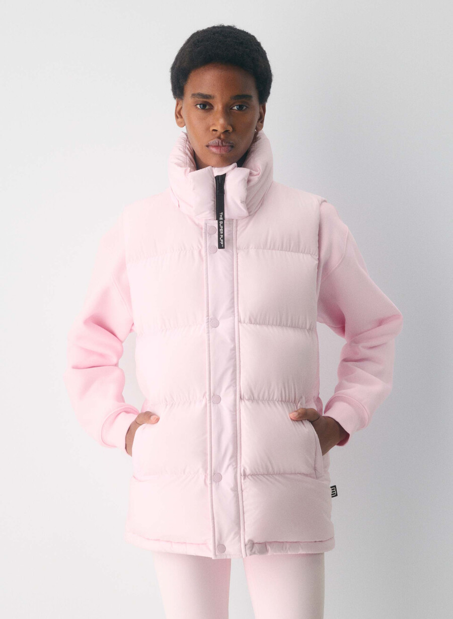 superpuff lohip-västen - climatte magnolia