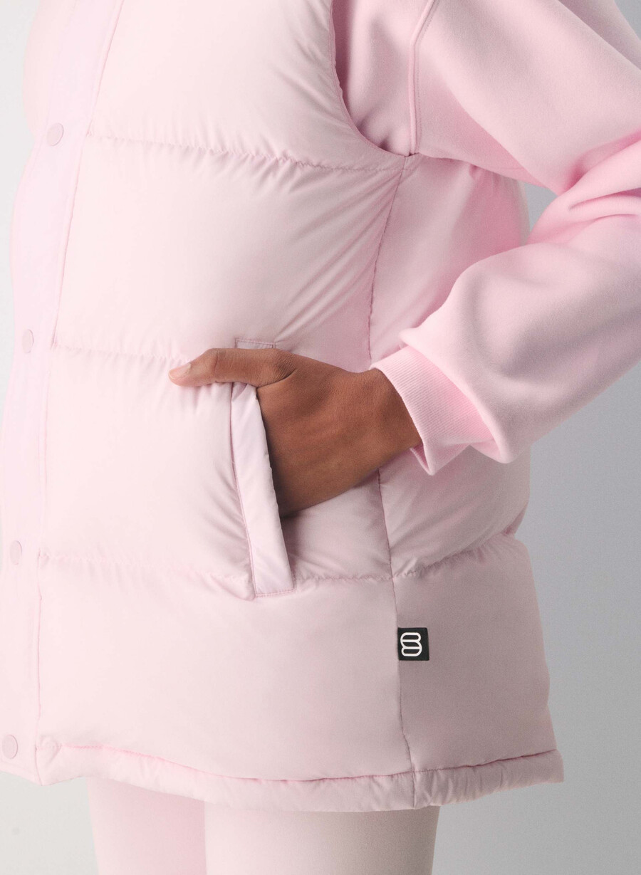 superpuff lohip-västen - climatte magnolia