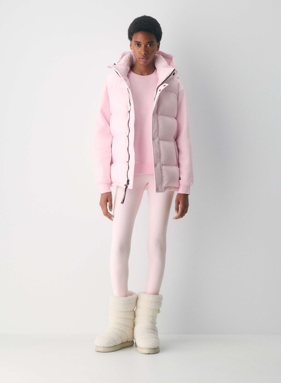 superpuff lohip-västen - climatte magnolia