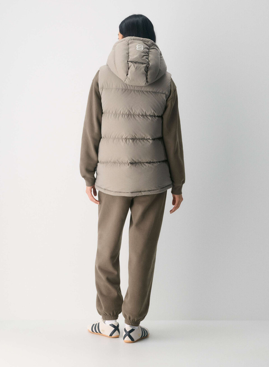 superpuff lohip-västen – climatte modern taupe