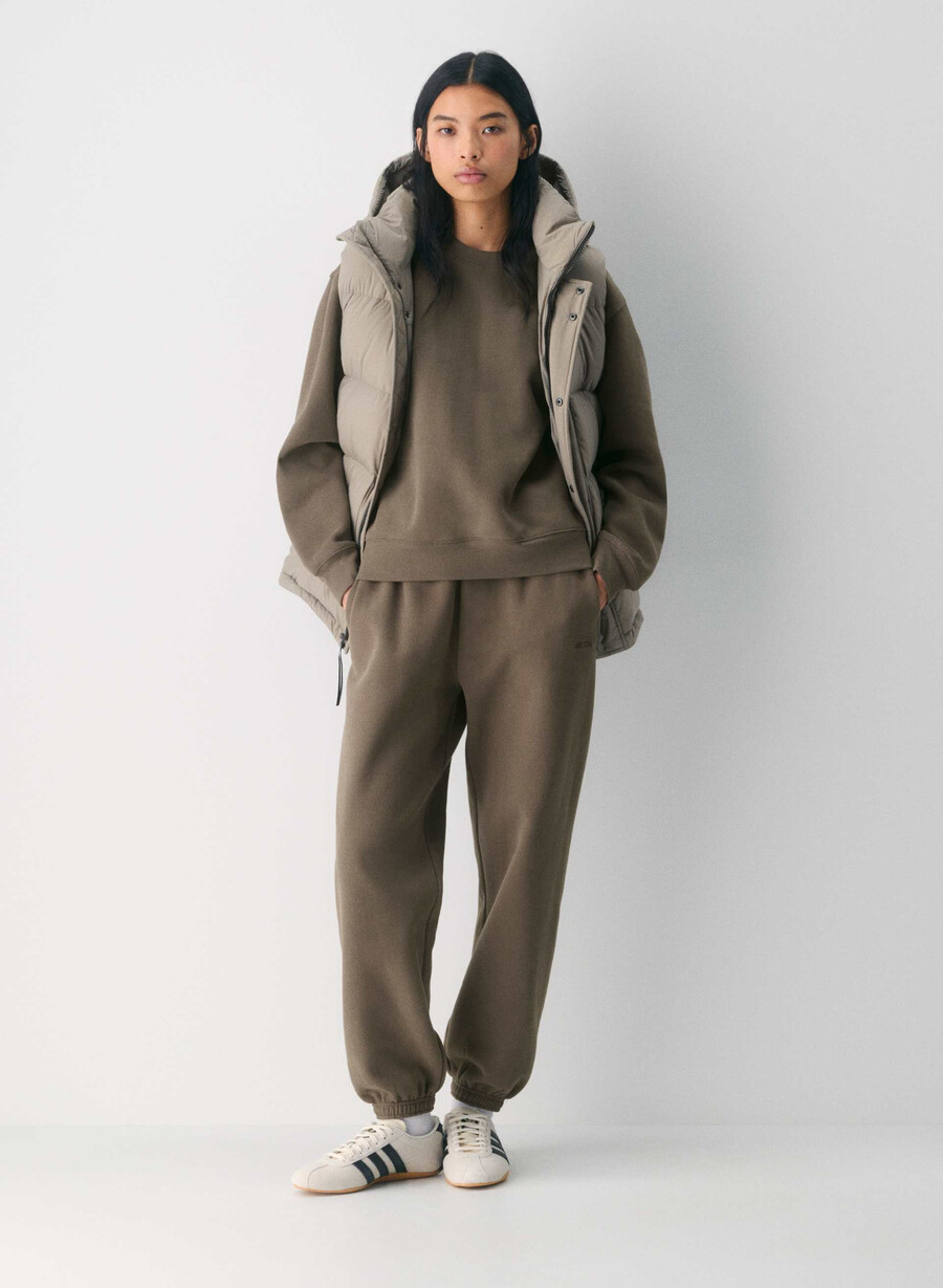 superpuff lohip-västen – climatte modern taupe