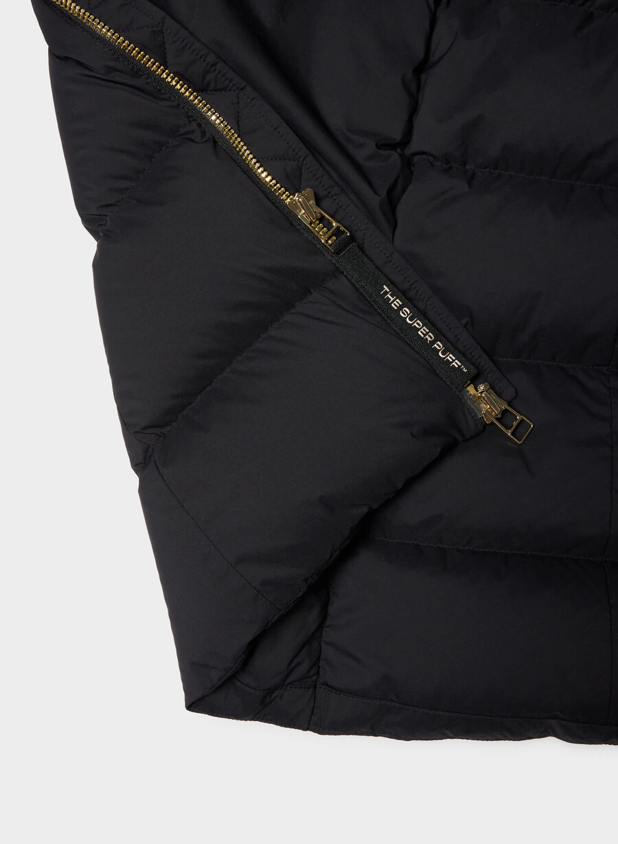 supersnug puff lång - climatte svartglÄnsande guld