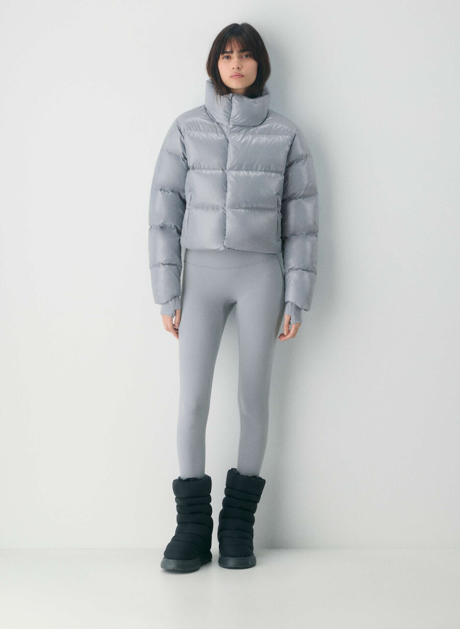 super après puff - högblank moon dust grey
