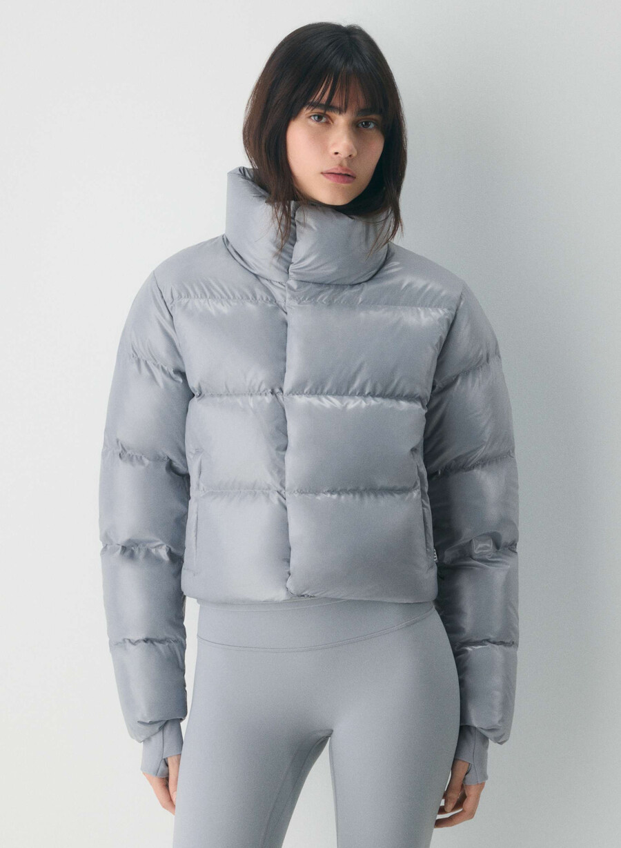super après puff - högblank moon dust grey
