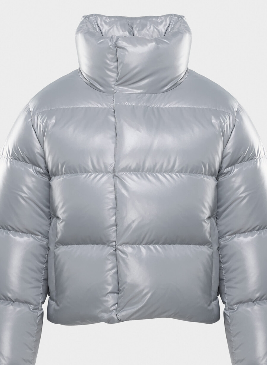 super après puff - högblank moon dust grey