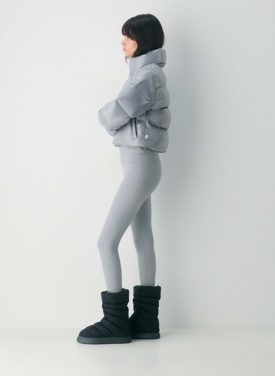 super après puff - högblank moon dust grey
