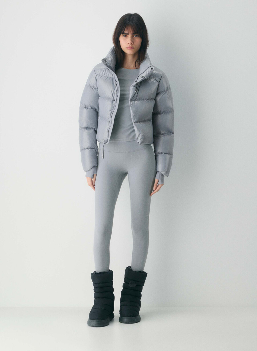 super après puff - högblank moon dust grey