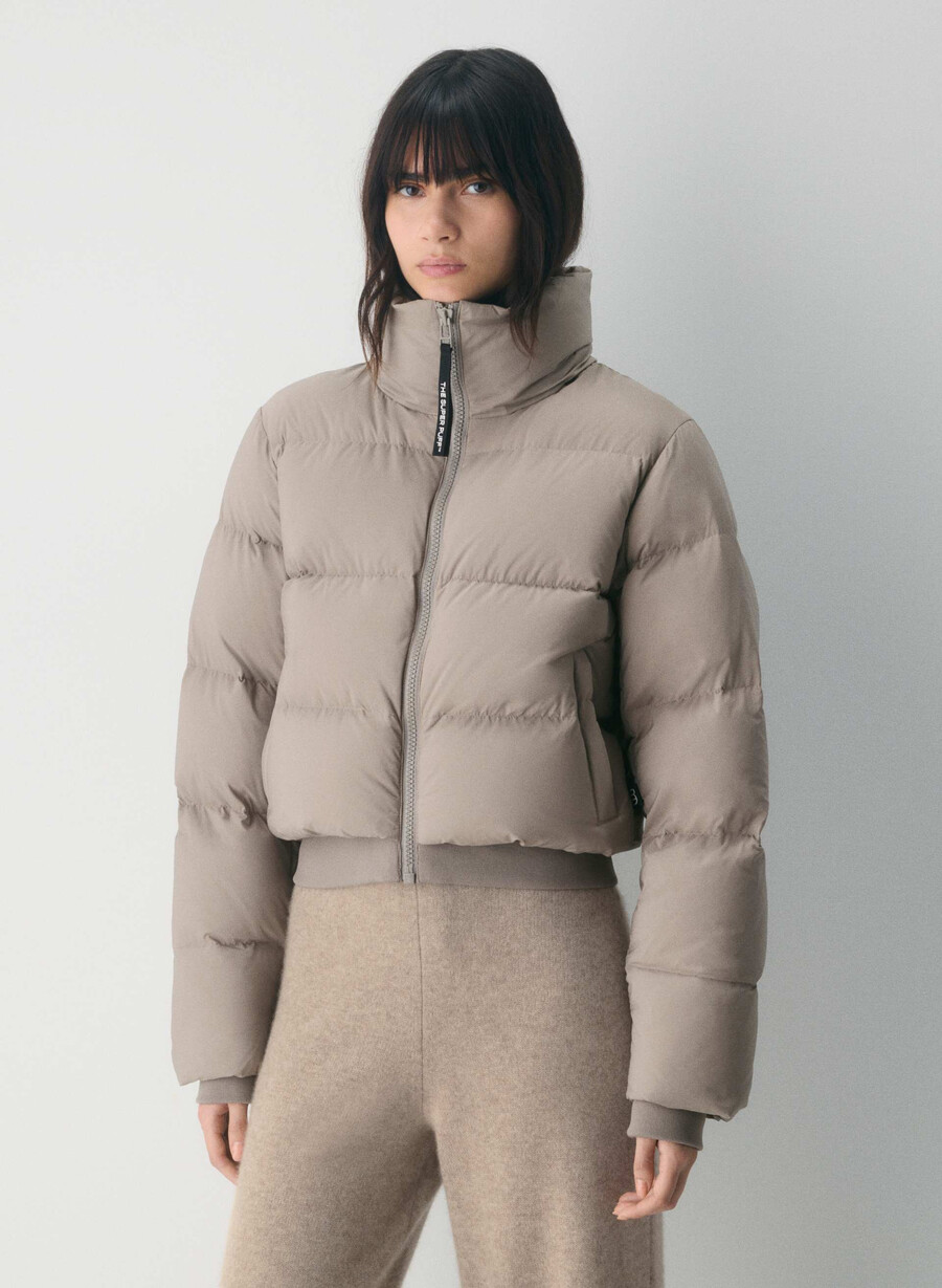 super resort puff - climatte modern taupe