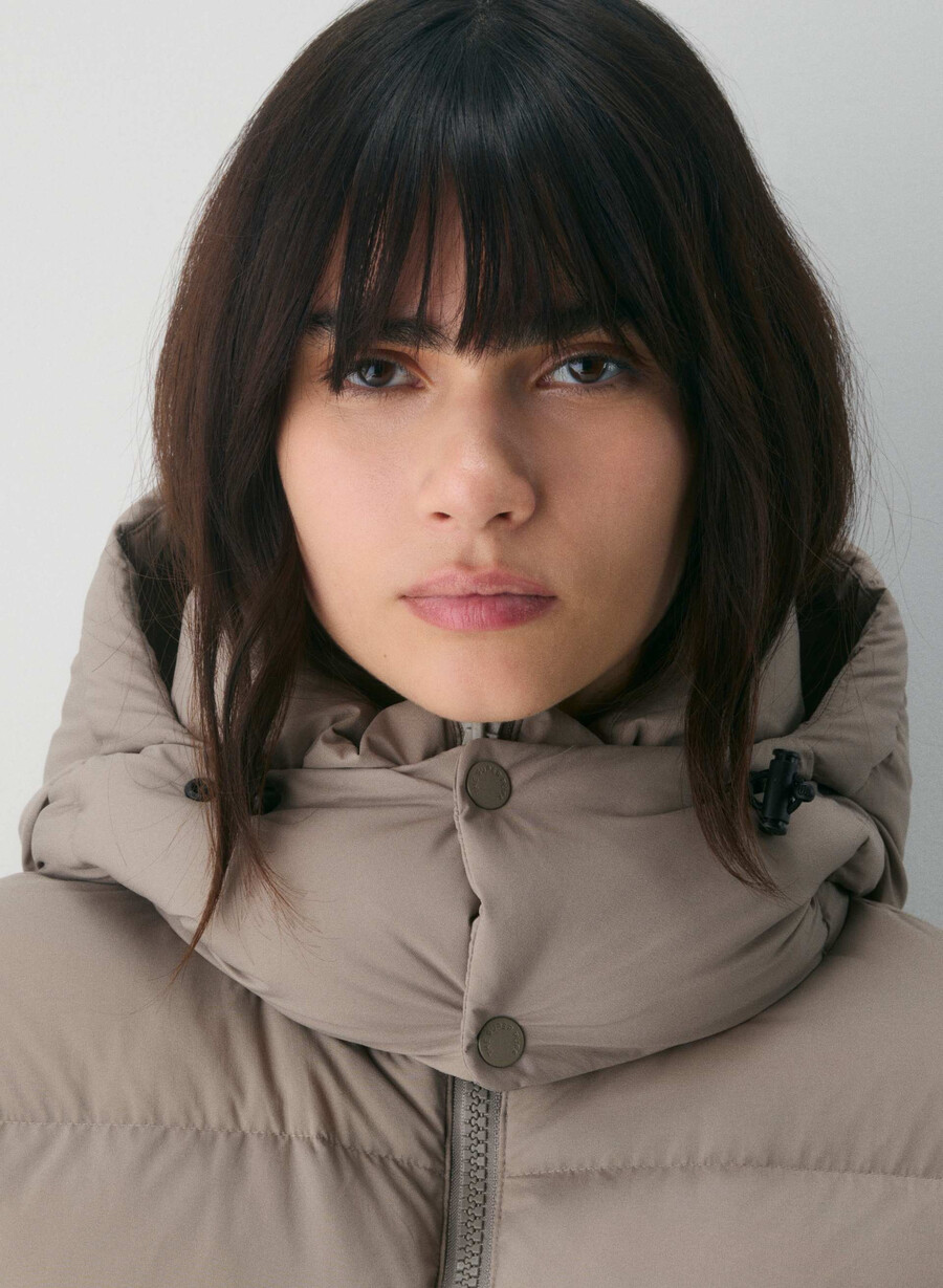 super resort puff - climatte modern taupe