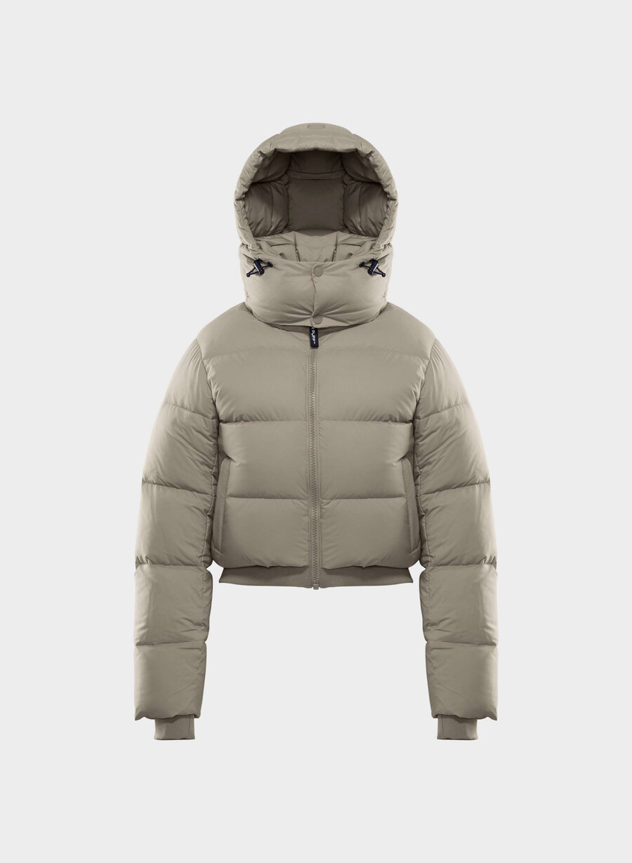 super resort puff - climatte modern taupe