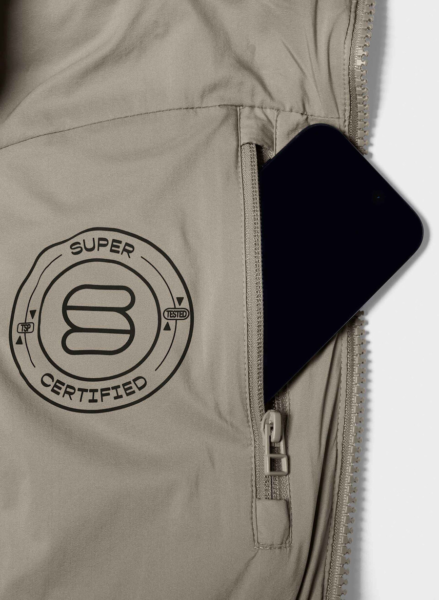 super resort puff - climatte modern taupe