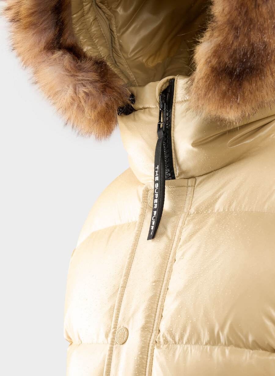 super chalet puff - högblank mica bg lynx bg